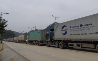 Hơn 700 container đang ùn ứ vì dịch Covid-19, nông sản vẫn ùn ùn lên cửa khẩu