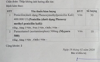 Đi khám đau lưng, bệnh nhân được bác sĩ dặn mua vở 200 trang