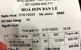 "Chặt chém" khẩu trang phòng virus corona là vô nhân đạo