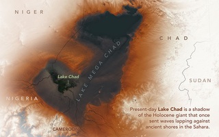 Vệ tinh chụp được "vùng biển ma" chưa từng thấy giữa sa mạc Sahara