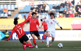 Thua Hàn Quốc 0-3, tuyển nữ Việt Nam đứng nhì bảng A