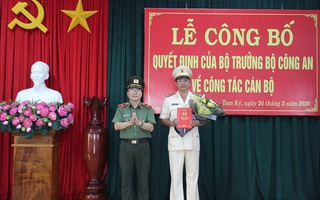 Điều động, bổ nhiệm nhiều nhân sự chủ chốt Công an tỉnh Quảng Nam