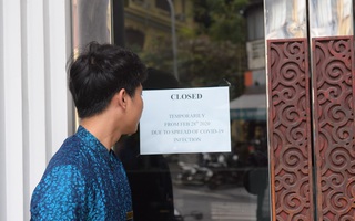 CLIP: Khách sạn khu phố cổ Hà Nội "cửa đóng then cài" do dịch Covid-19