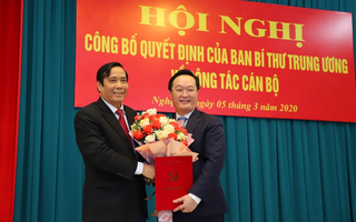Thứ trưởng Bộ KH-ĐT làm Phó Bí thư Tỉnh ủy Nghệ An