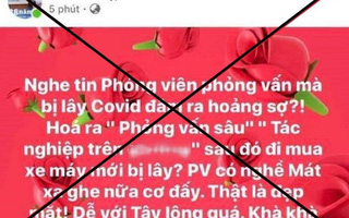 Luật sư Lê Văn Thiệp thừa nhận thông tin sai về nữ phóng viên trên Facebook, hứa xin lỗi