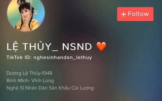 NSND Lệ Thủy bị mạo danh trên Tiktok