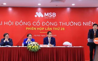 MSB đặt mục tiêu lợi nhuận năm 2020 đạt 1.439 tỉ