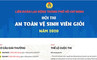 Công bố kết quả đợt 1 hội thi An toàn vệ sinh viên giỏi năm 2020