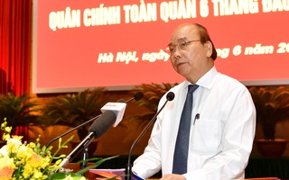 Thủ tướng dự Hội nghị Quân chính toàn quân 6 tháng đầu năm 2020