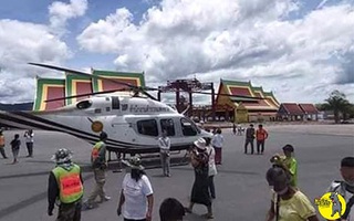 Tướng Thái Lan gặp vạ lớn vì đáp trực thăng tùy tiện
