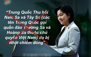 Bà Hoa Xuân Oánh nói bậy về chủ quyền biển Đông