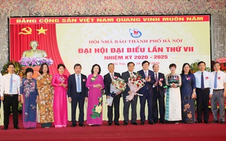 Ông Tô Quang Phán tái đắc cử Chủ tịch Hội Nhà báo TP Hà Nội