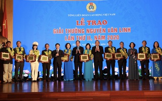 10 cán bộ Công đoàn xuất sắc nhận Giải thưởng Nguyễn Văn Linh lần thứ II-2020