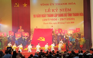 Ông Phạm Minh Chính dự lễ kỷ niệm 90 năm ngày thành lập Đảng bộ tỉnh Thanh Hóa