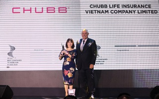 Chubb Life Việt Nam được bình chọn là một trong những nơi làm việc tốt nhất châu Á năm 2020
