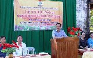 Quảng Bình: Xây nhà nội trú cho giáo viên vùng khó khăn