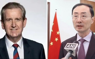 Nhà ngoại giao Trung Quốc và Úc tại Ấn Độ khẩu chiến vì biển Đông