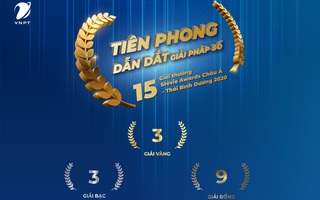 VNPT đạt 15 giải thưởng tại Stevie Awards châu Á - Thái Bình Dương 2020