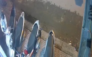 Clip: Trộm xe tay ga táo tợn trước tiệm hớt tóc ở quận Bình Tân