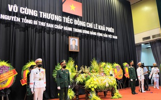 Hình ảnh Lễ viếng nguyên Tổng Bí thư Lê Khả Phiêu tại quê nhà Thanh Hóa