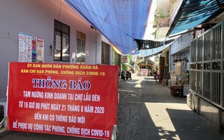 Đà Nẵng: Nhân viên ban quản lý chợ kiêm tổ trưởng tổ dân phố mắc Covid-19