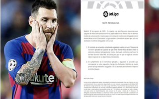 La Liga tổng công kích, Lionel Messi khó tự do rời bỏ Barcelona