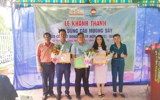 Khánh thành và trao tặng công trình cầu Mương Sậy, huyện Châu Thành, Đồng Tháp