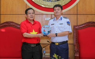 Báo Người Lao Động tăng cường hợp tác với Bộ Tư lệnh Vùng Cảnh sát biển 1
