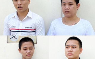 Chân dung 4 tên cướp giật điện thoại ở Bình Tân - Bến Lức