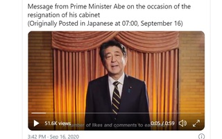 Lời chia tay xúc động ông Abe Shinzo