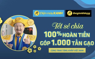 Lần đầu tiên Thần tài Xanh điện máy xuất hiện, hé lộ chương trình 1.000 tấn gạo trao khắp Việt Nam