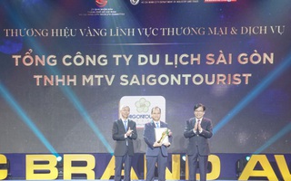 Saigontourist Group được trao tặng giải thưởng Thương hiệu Vàng TP HCM năm 2020