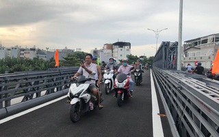 Đề nghị xử nghiêm xe tải vi phạm qua cầu thép An Phú Đông