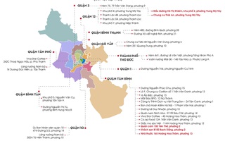 35 địa điểm bị phong tỏa vì liên quan ca mắc Covid-19 tại TP HCM