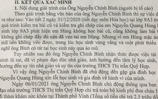 Thầy giáo tát học sinh vì không thuộc bài bị cảnh cáo, chuyển trường