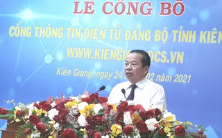 Tỉnh ủy Kiên Giang ra mắt cổng thông tin điện tử