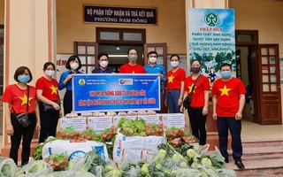 Hải Dương: Thu mua nông sản tặng công nhân ở trọ