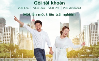 Vietcombank chào sân 4 gói tài khoản đặc biệt