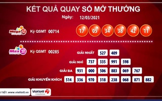 Một vé Vietlott trúng 40 tỉ đồng bán ở Hà Nội