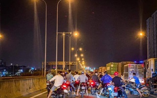 CSGT nói gì về clip "hàng trăm "quái xế" chặn cao tốc TP HCM – Long Thành – Dầu Giây để đua xe?