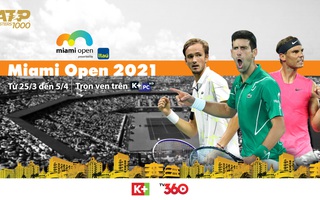 Xem ATP 1000 Miami Open trực tiếp trên ứng dụng di động TV360