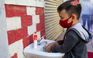 Tạo thói quen rửa tay phòng dịch đến 10.000 trẻ em học sinh