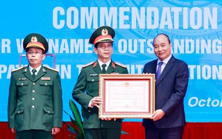 Chủ tịch nước tuyên dương chiến sĩ mũ nồi xanh Việt Nam