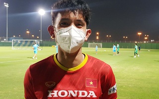 Hồng Duy: Chúng tôi quyết tâm giành chiến thắng trước đội tuyển Trung Quốc