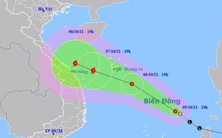 Áp thấp nhiệt đới trên Biển Đông khả năng mạnh lên thành bão hướng vào miền Trung