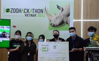 Nhóm sinh viên TP HCM, Hà Nội đoạt giải cuộc thi lập trình Zoo Hackathon