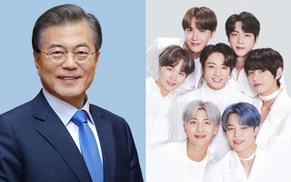 Tổng thống Hàn Quốc khen nhóm BTS làm nên lịch sử