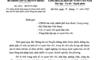 Chấn chỉnh tình trạng lợi dụng danh nghĩa báo chí để sách nhiễu