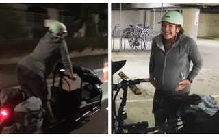 Nữ nghị sĩ New Zealand tự đạp xe đến bệnh viện sinh con