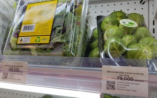 “Sốc” với rau nhập khẩu giá gần 1 triệu đồng/kg